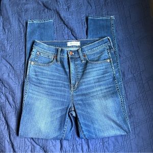 Madewell 10 inch high rise skinny